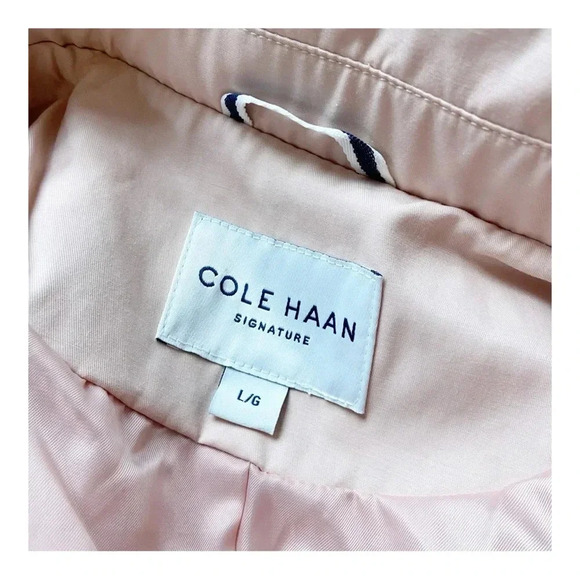 NWT Cole Haan Signature Hooded Trench Coat size Large - Picture 13 of 13